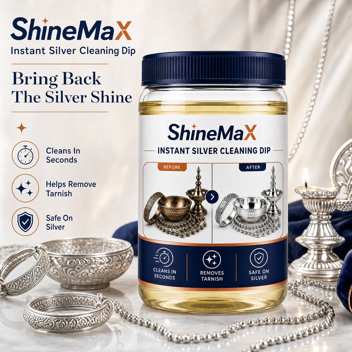 ShineMax™ Instant Silver Cleaning Dip