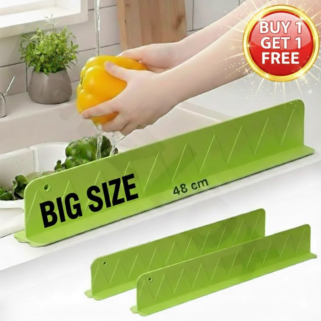 Kitchen Sink Splash Guard – Extra Wide Water Protection (Buy 1 Get 1 Free)