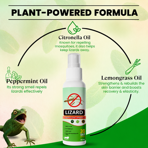 Lizard Repellent Spray - Protect your home from Pest, mite & insects