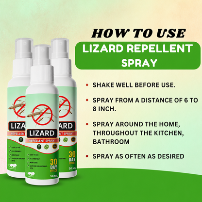 Lizard Repellent Spray - Protect your home from Pest, mite & insects