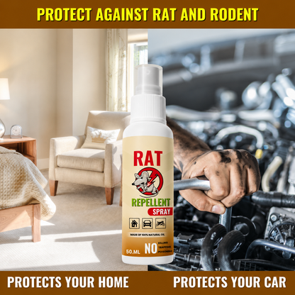 Rat Repellent Spray – Safe, Effective, and Eco-friendly (Buy 1 Get 1 Free)