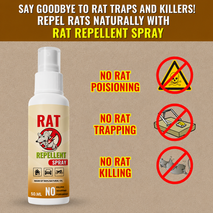 Rat Repellent Spray – Safe, Effective, and Eco-friendly (Buy 1 Get 1 Free)