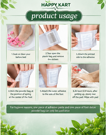 Happy Kart Leaf Step Detox 🍃 BUY 10 GET 20 FREE(PACK OF 30) 💖🔮