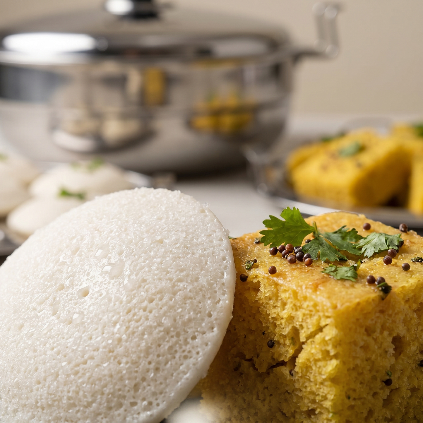 Stainless Steel Multi Kadai – Copper Bottom Idli, Dhokla & Momo Steamer | Big Size All-in-One Cookware