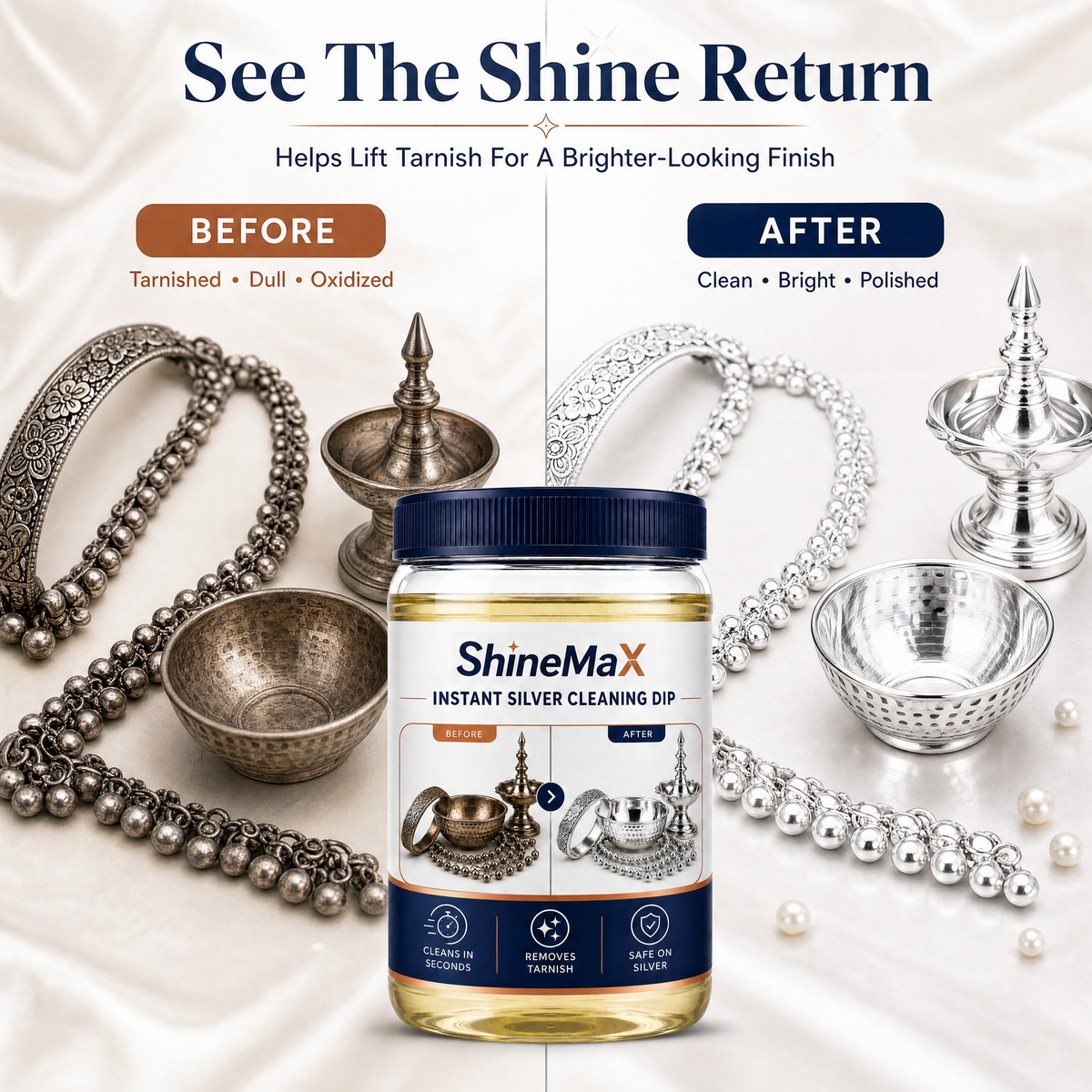 ShineMax™ Instant Silver Cleaning Dip