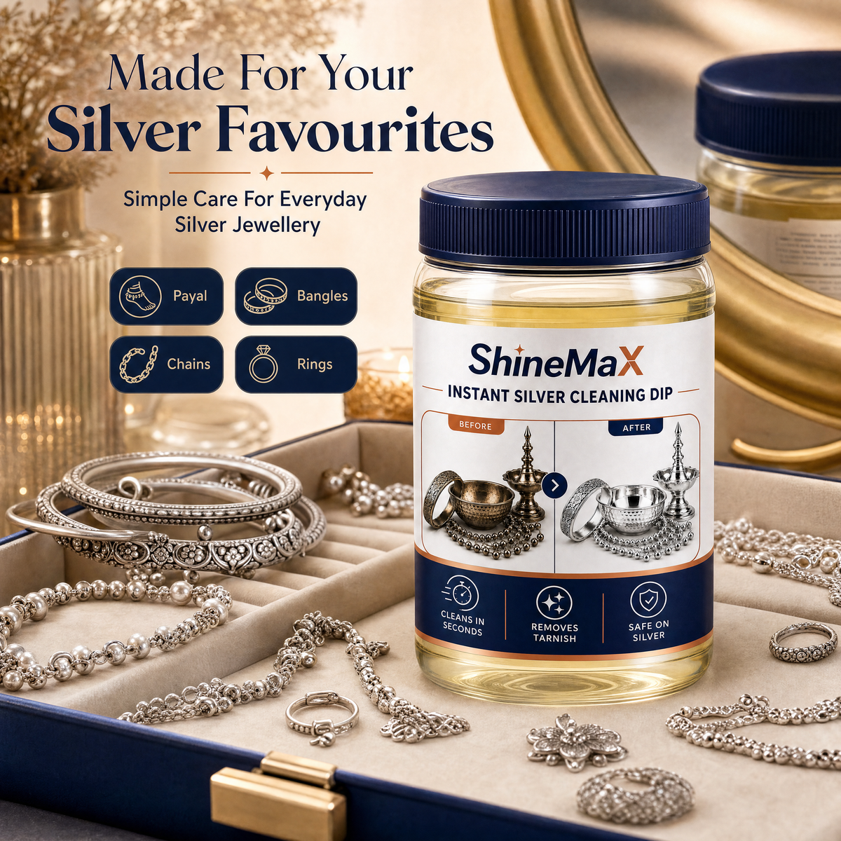 ShineMax™ Instant Silver Cleaning Dip