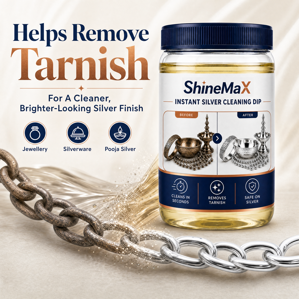 ShineMax™ Instant Silver Cleaning Dip