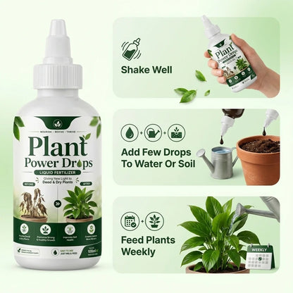 Plant Power Drops™ – Liquid Fertilizer For Plants