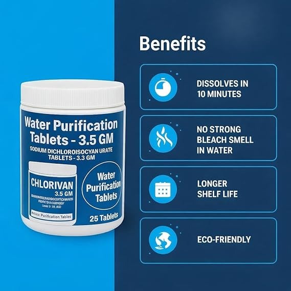 🔥 Water Purification Tablet ( BUY 1 GET 1 FREE) 95000+++ Happy customer's ⭐⭐⭐⭐⭐