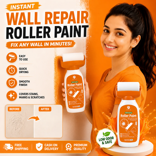 🎨 Wall Repair Roller Paint – Instant Wall Makeover in Minutes!